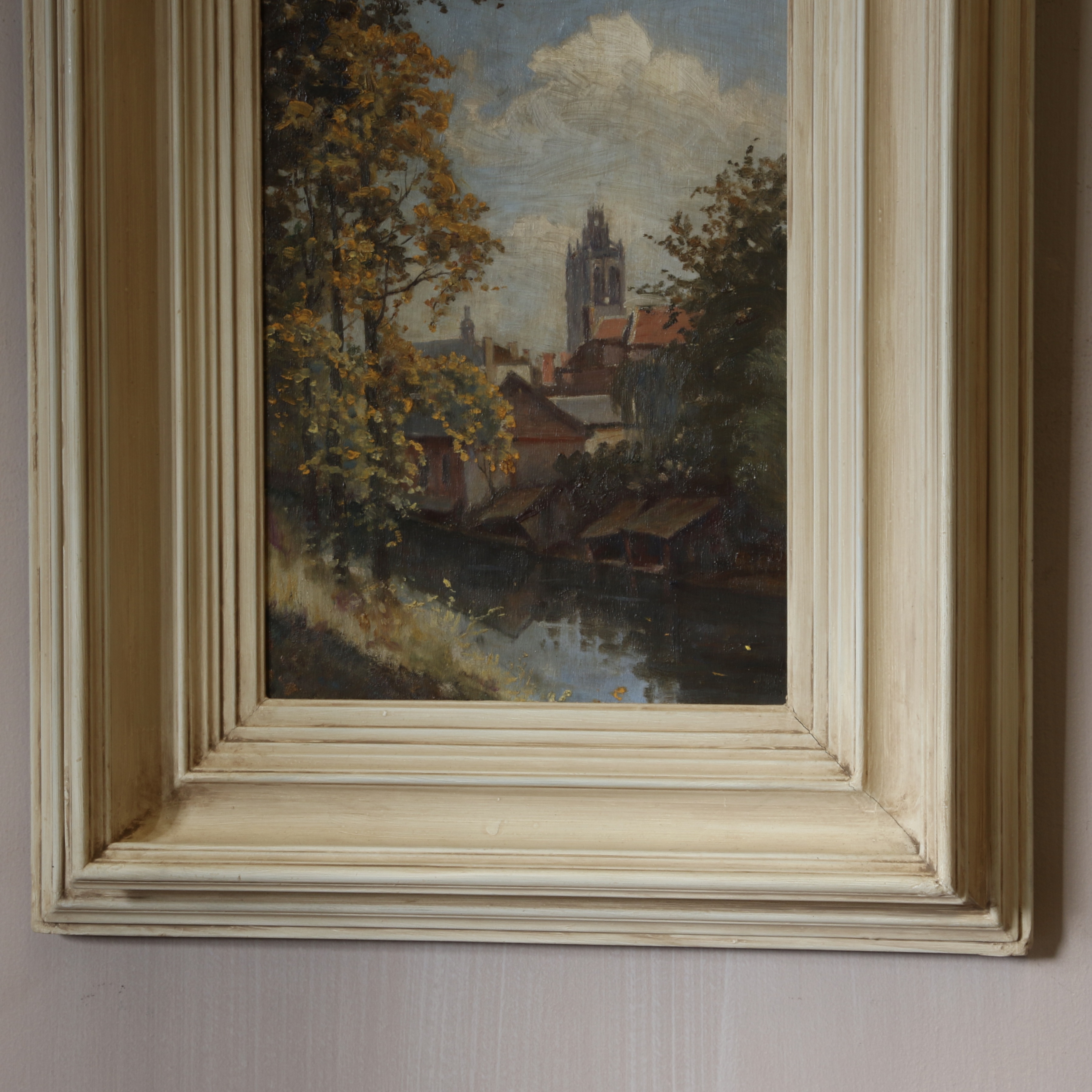 River Scene of Verneuil-sur-Avre